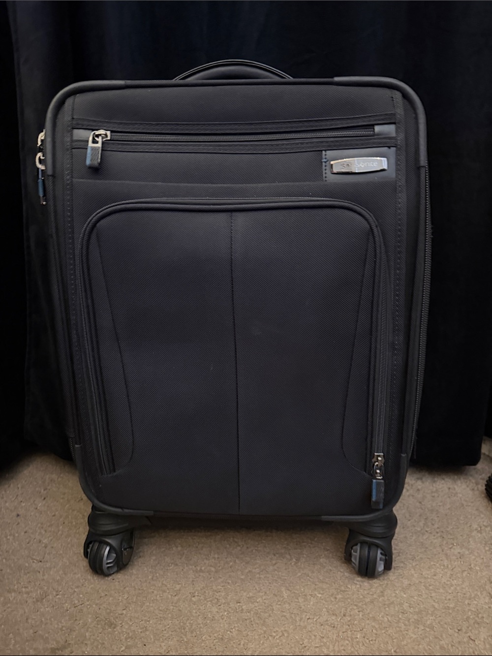 Samsonite Black Softside Spinner Carry-On